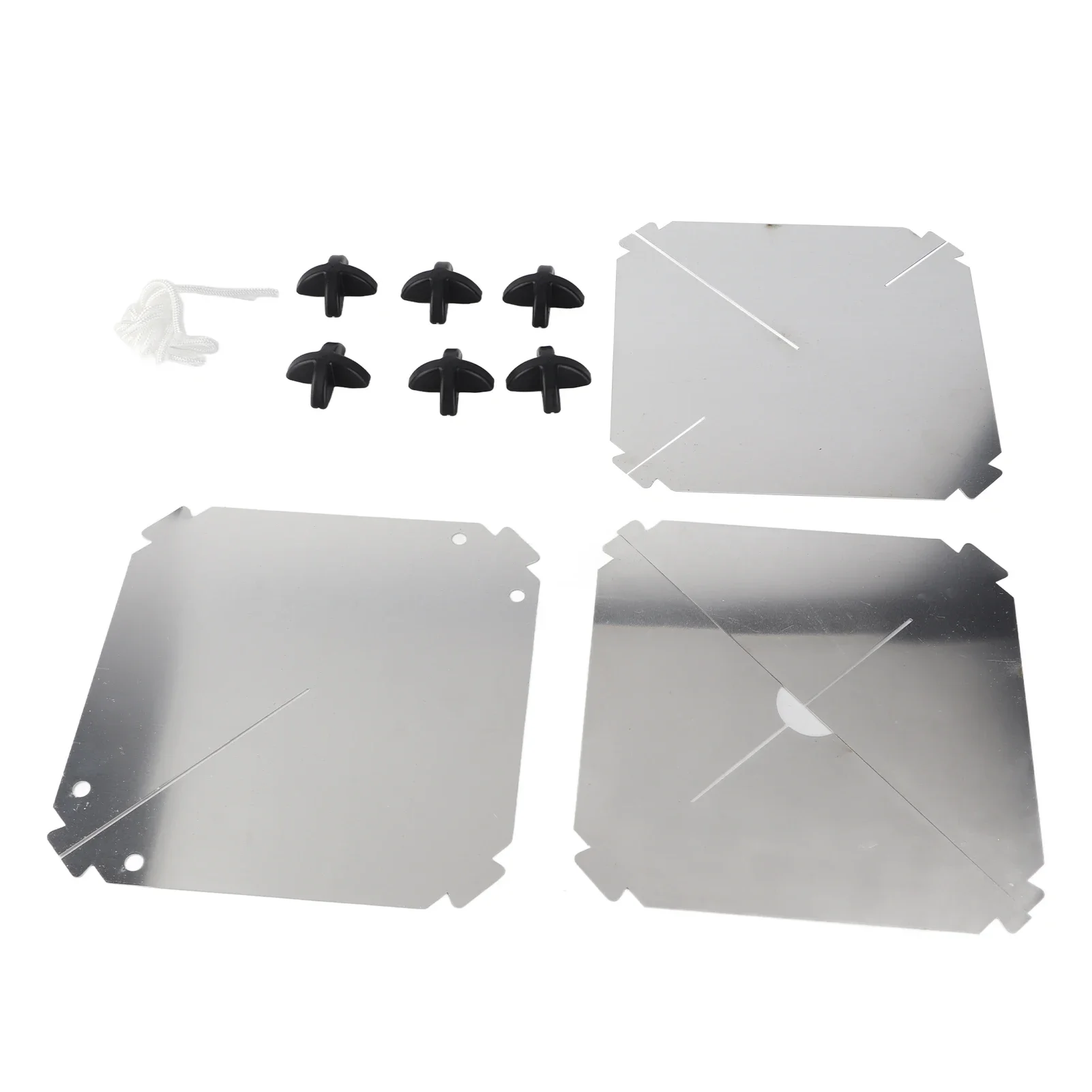 

12 x 12 Inches Octahedral Type Aluminium Radar Reflectors Kit Reflection 5 Square Metre Sailboats Motorboats Boat Accessories