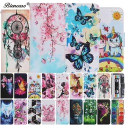 Kids Cartoon Flip Stand Cases For Xiaomi 10T Lite Redmi 9 9A 9C 8 8A 7A Note 9S 9 Pro 8 7 8T Magnetic Wallet Leather Flip Cover