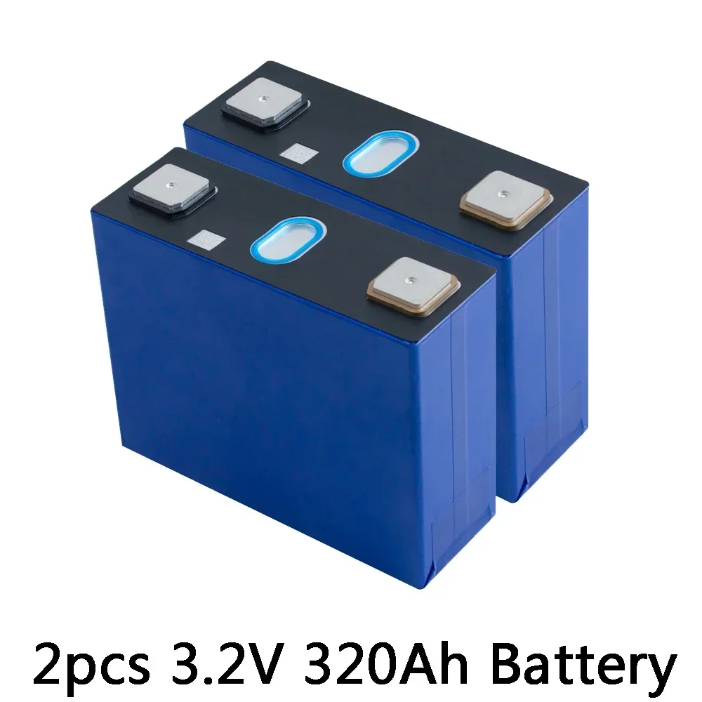 Lifepo4 Battery 3.2V 320Ah Grade A Battery 12V 24V 48V Rechargeable Lithium Iron Phosphate Battery For Backup Power RV Boat Cart