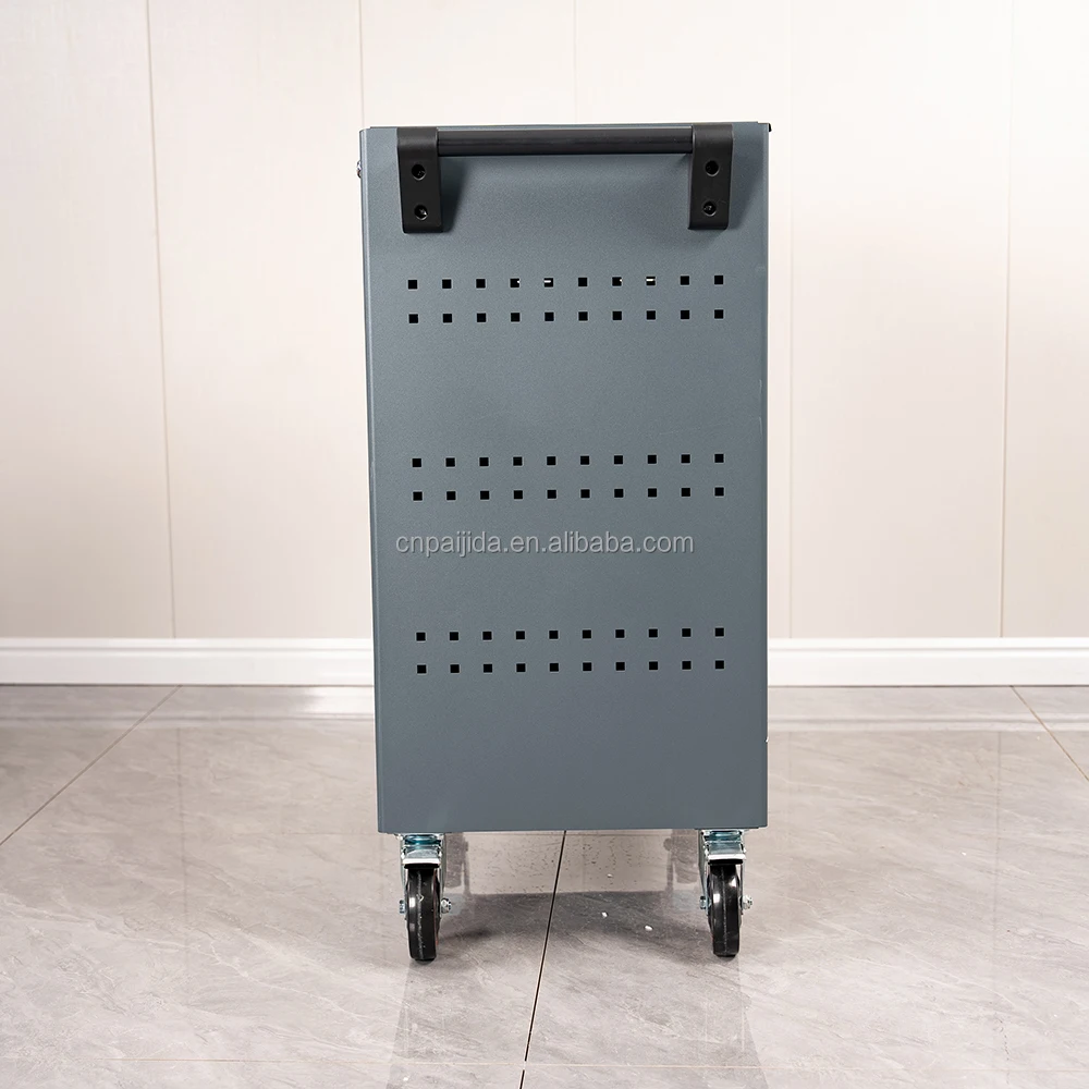 

Garage Rolling Lockable Metal Cabinet 5-Drawer OBM/OEM Option 300kg Load Capacity Modern Design Mobile Utility Cart Keyed