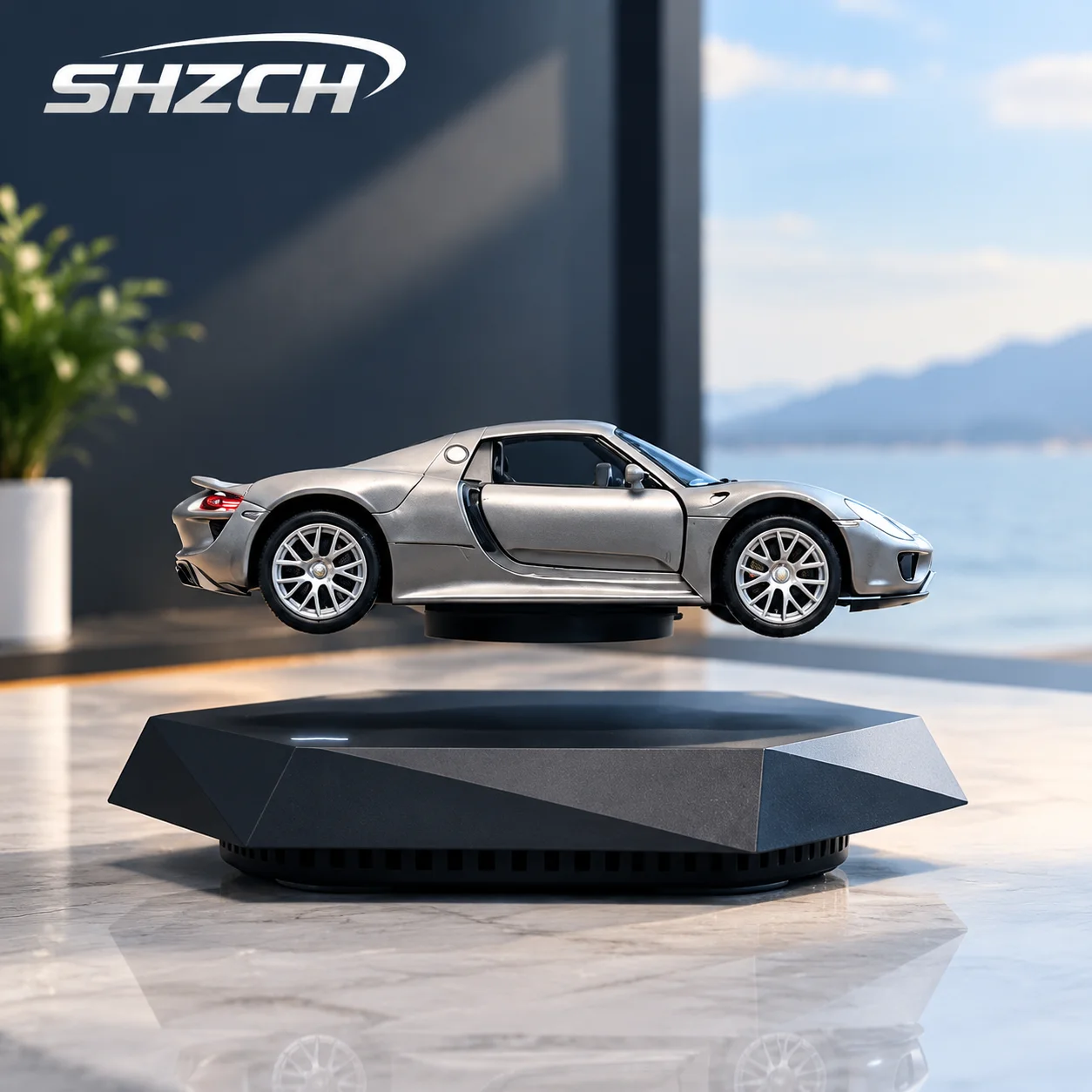 Magnetic Levitating Car 360 ° Free Rotation, Home Office Decoration, Unique Business Gift, Creative Gift, Decoration Ornament