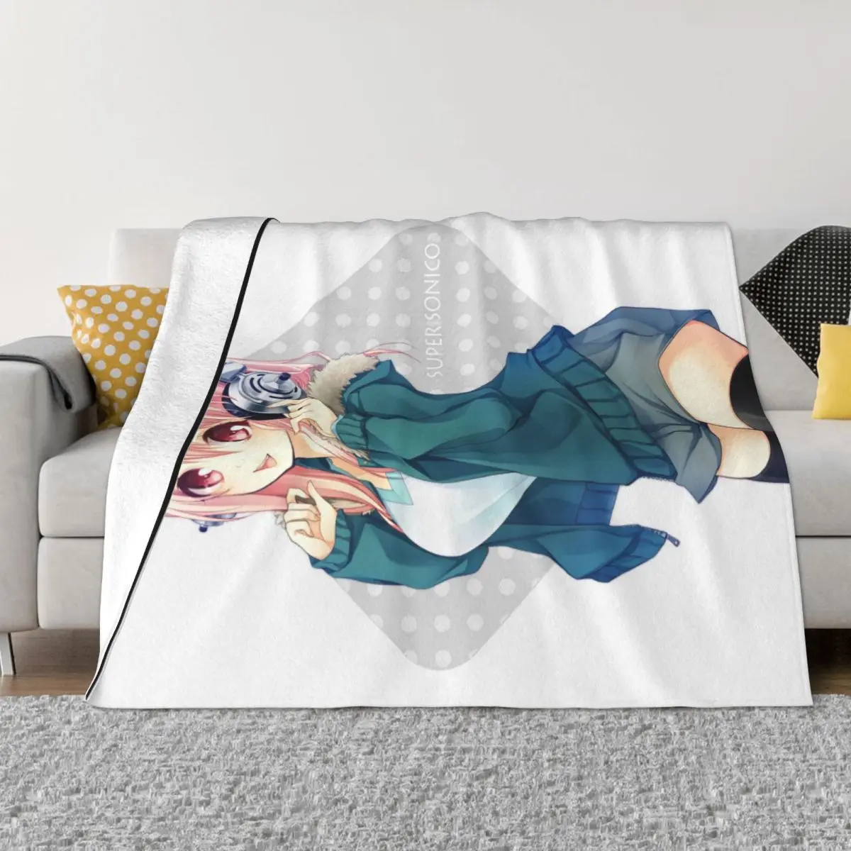 

Super Sonico Anime 002382 Anime Knee Blanket beach blanket Winter Blankets Blankets And Blankets Throw Blanket