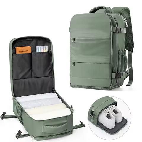 Mochila Ryanair 40x30x20 para Viagem, Mochila de Mão para Homens e Mulheres, Mochila de Lazer para Laptop