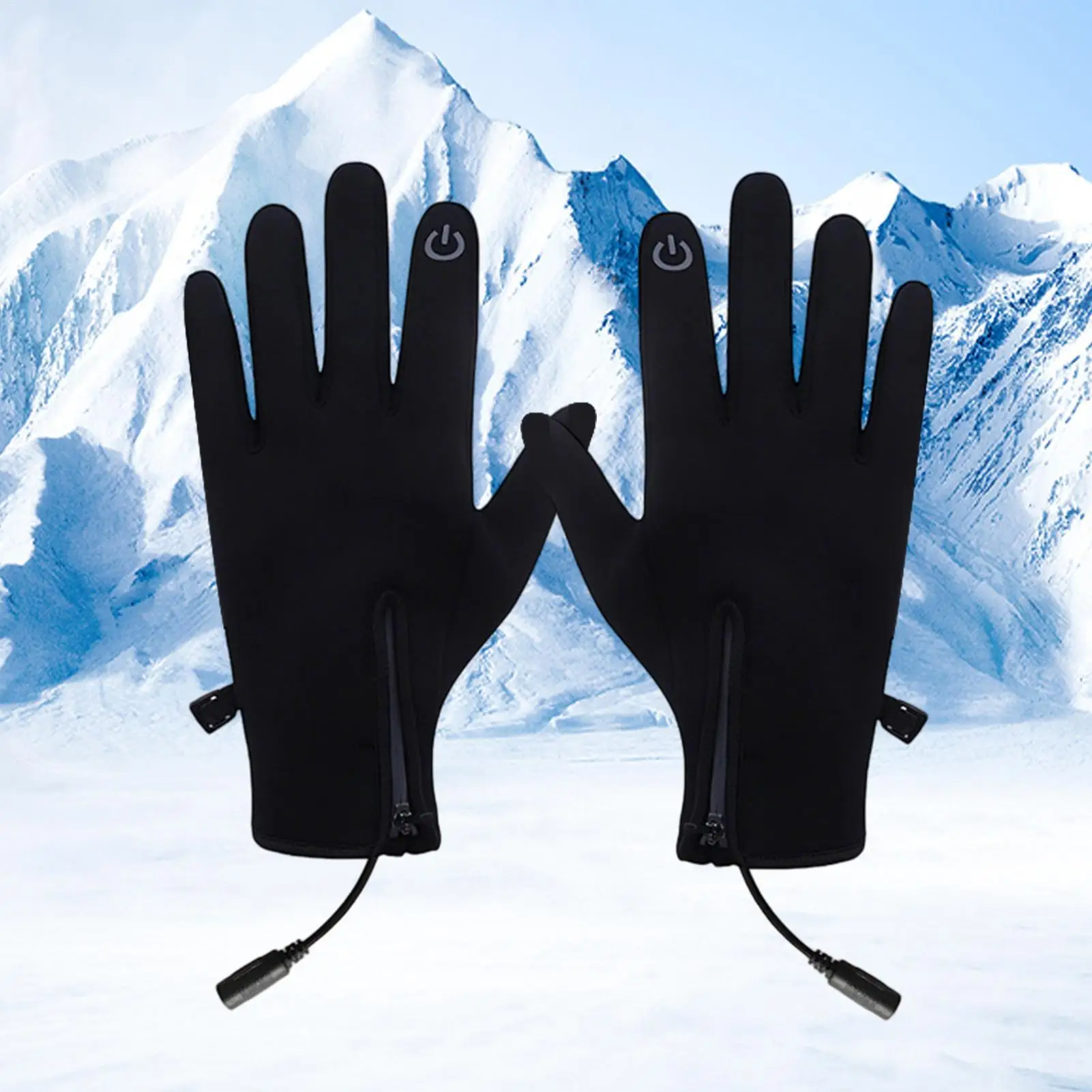 قفازات شتوية تعمل باللمس قفازات شتوية USB قفازات حرارية للتدفئة للنساء والرجال في الهواء الطلق ركوب الدراجات والجري والتزلج وتسلق الجبال