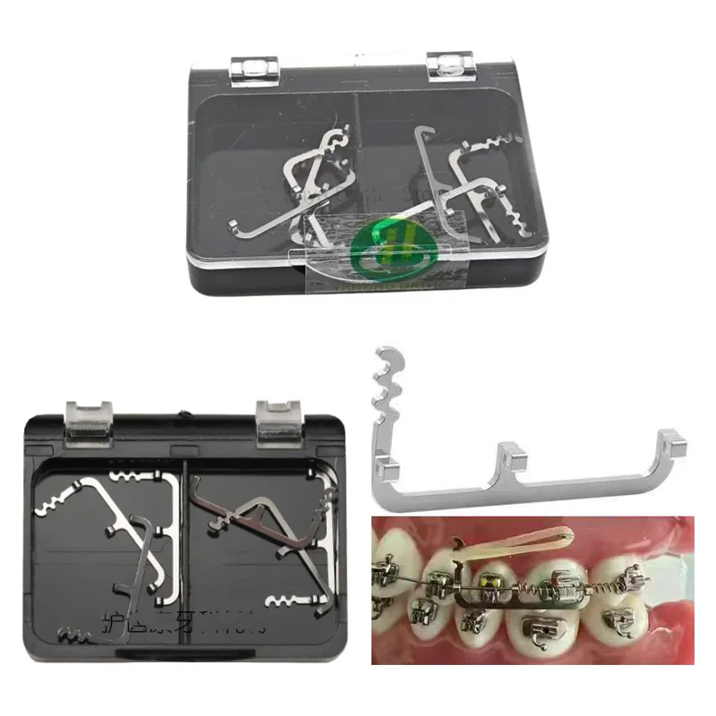 Retrattore Dentale Ortodontico Per Molari, Dispositivo Di Retrazione A Movimento Posteriore, Distalizzatore Molare Con Testa A T, 3 Sinistro E 3 Destro-image