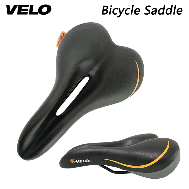 

VELO Bicycle Saddle Comfortable Shockproof Cycling Seat Hollow Non-slip Soft Cushion MTB Road Bike Saddle Bicycle Accessories