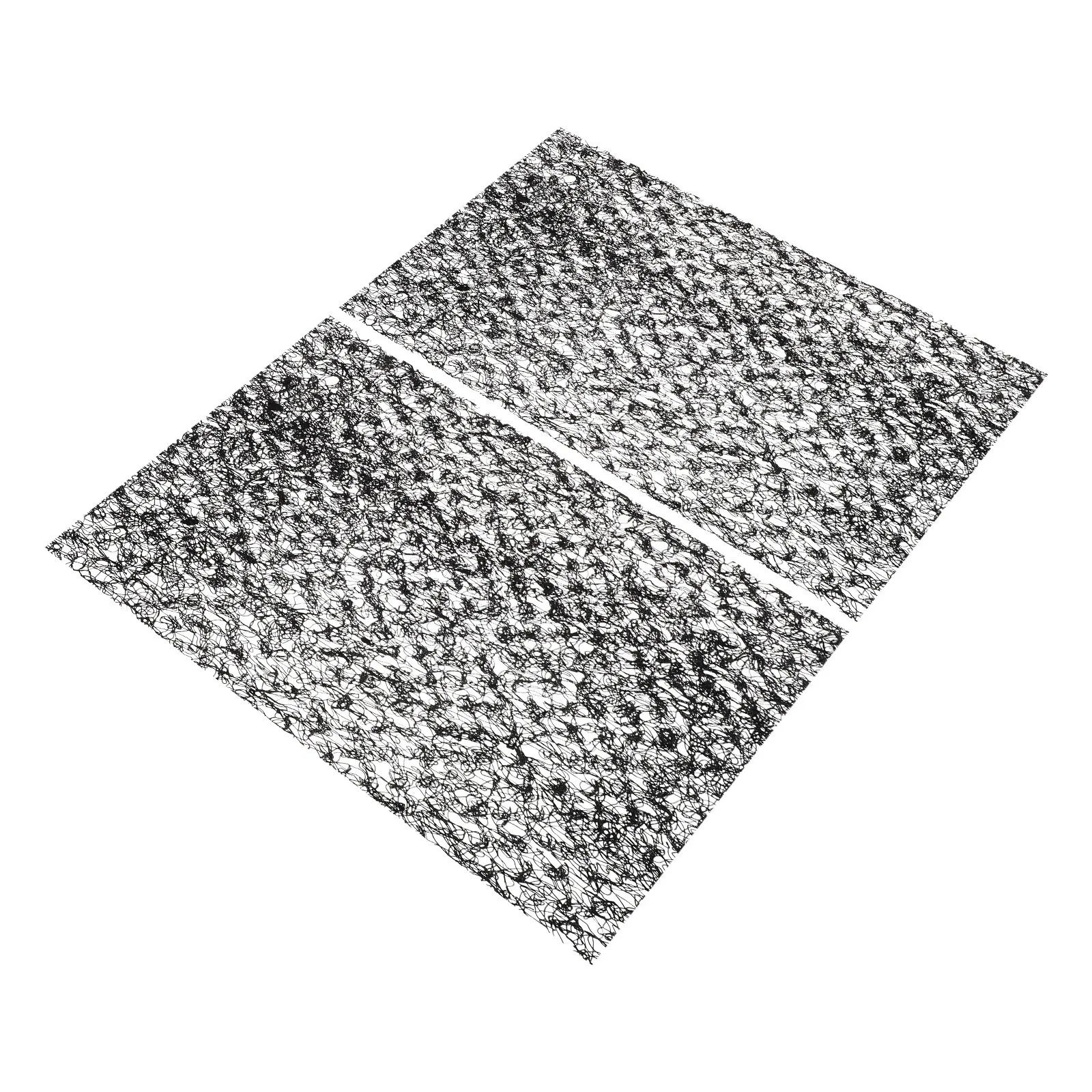 2Pcs Waterproof Soil Erosion Blanket Garden Landscape Cover for Wet Clay Stabilization Slope Driveway Ground Stabilization Mat