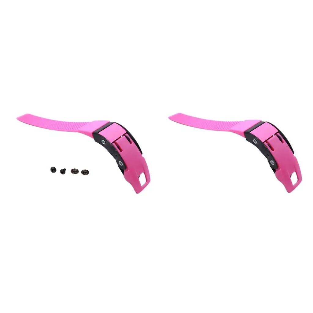 Inline Skate Strap PE Fixing Belt Skating Accessories with Screws for Outdoor Roller Skates Repair and Rebuild