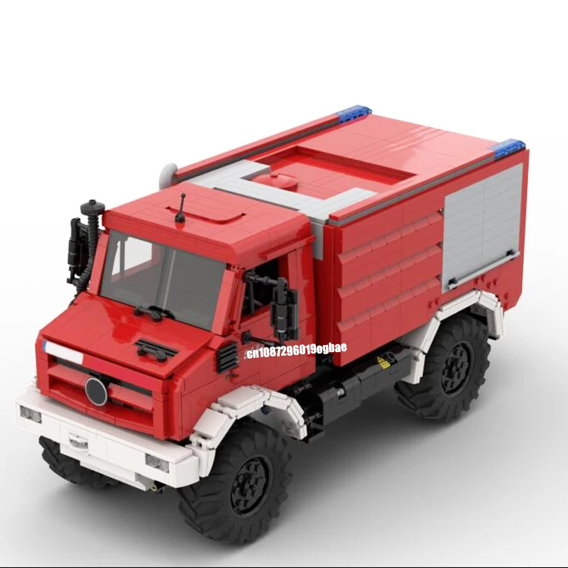 NEW 1154PCS city Engineering Series unimoged U5023 fire truck model DIY creative ideas Child Toy christmasGift technology Blocks