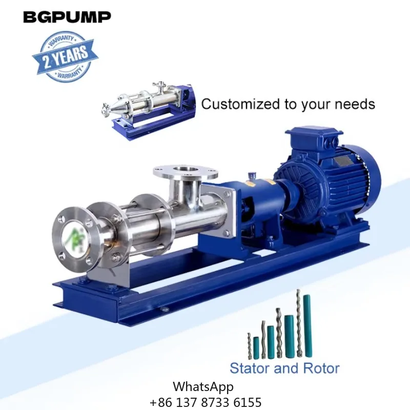 Progressive Cavity Pump Electric Oil Pump Provided Standard Construction Works Energy Mining Single Screw Pump