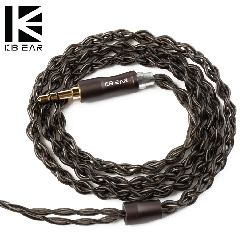 

KBEAR Hazy 6N Graphene+Copper-Silver Alloy Mixedly Braided Upgrade Cable MMCX/2Pin Connector 3.5mm/2.5mm/4.4mmPlug Earphone Wire