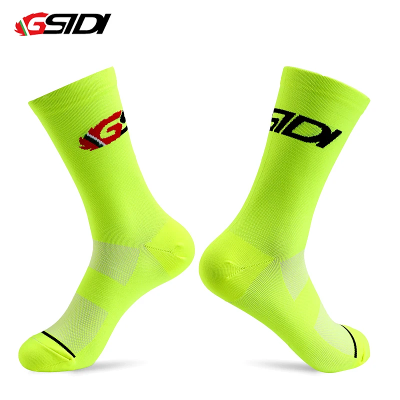 GSIDI-Calcetines deportivos para ciclismo Unisex, medias profesionales para ciclismo de montaña o de carretera, para exteriores, baloncesto, novedad