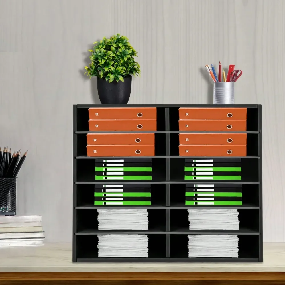

Literature Organizer Adjustable File Sorter Mail Center Magazine Holder Paper Storage Cabinet Classroom Keepers Mailbox For Off