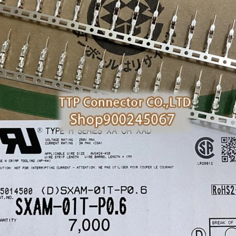 1000pcs/lot Connector SXAM-01T-P0.6 Wire gauge 20-24AWG 100% New and Origianl