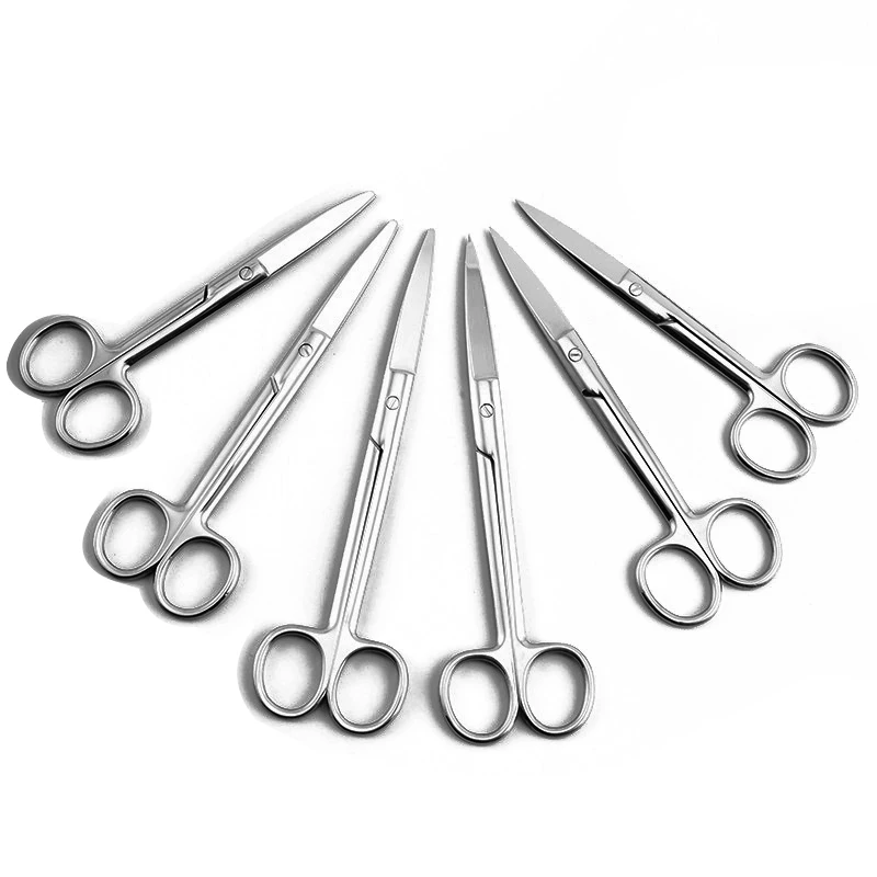 Stainless Stainless Steel Medical Straight Curved Bandage Gauze Canva Nursing Surgical Vet Dressing Scissors for Beauty Makeup Tissues D3 - Aliexpress Deal