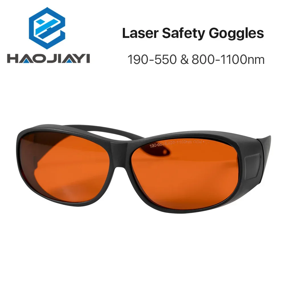 UV Green Fiber Laser Safety Goggles Type B Protective 355 & 532 & 1064nm Wavelength Glasses Shield Protection Eyewear