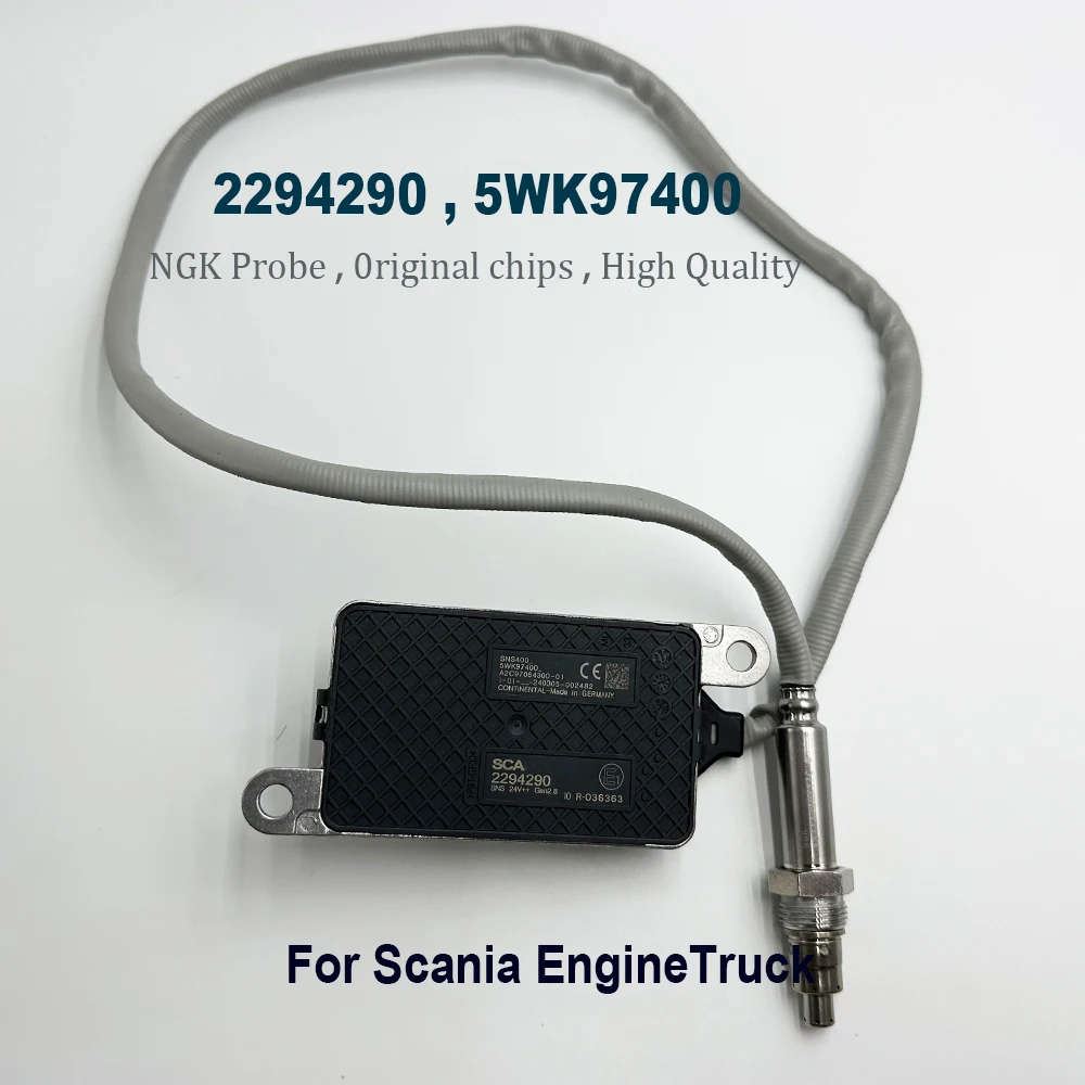 

2294290 5WK97400 NOX Sensor 2064768 2247380 2296800 For NGK Probe Nitrogen Oxygen Sensor For S-cania Engine Truck High Quality