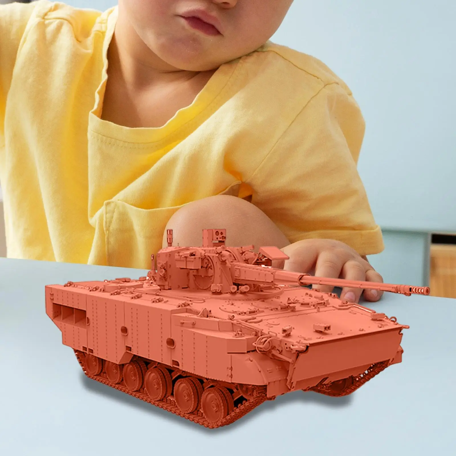 

1:72 Scale 3D Tank Model Miniature Reconnaissance Vehicle Tracked Crawler Chariot Armored Vehicles for Kids Boys Party Favors