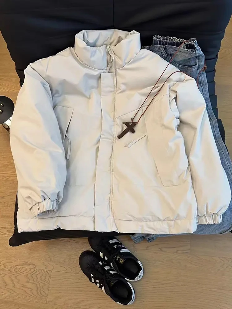 American Sle Cotton Flight Jaet Cappotto da uomo ort Thi caldo colletto alla coreana Autunno Inverno Faionable Cappotto capispalla casual