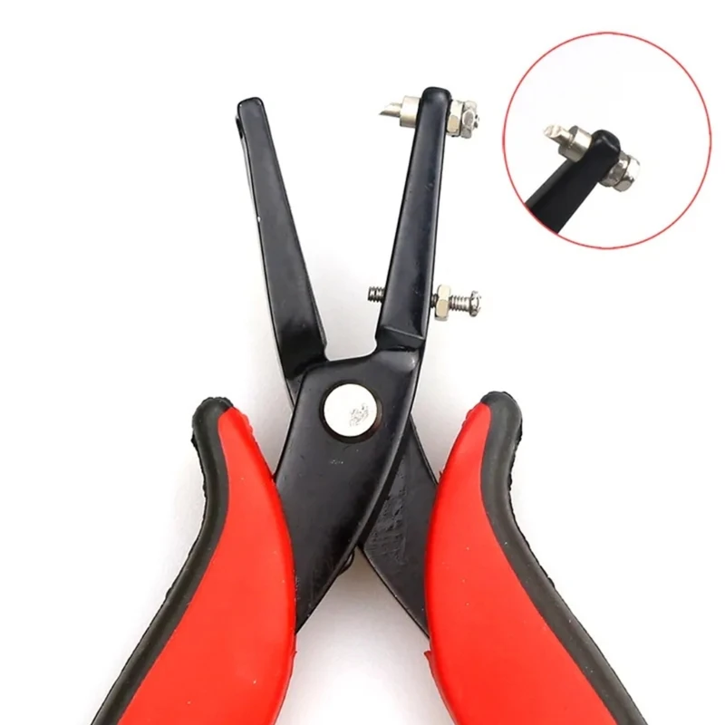 Bấm Lỗ Kìm 1.8 Mm Silicon Puncher Chuyên Nghiệp Tự Làm Dụng Cụ Cho Dây Dây Hộ Gia Đình Đấm Leathercraft