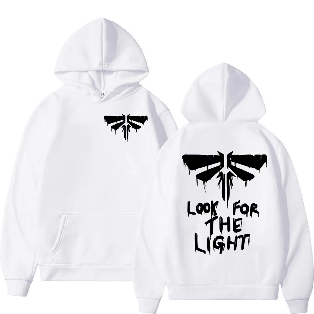 The Last of Us Graffiti Firefly Print Hoodies Men Women Casual Loose Long Sleeve Sweatshirts Fashion Oversized Fleece Pullovers