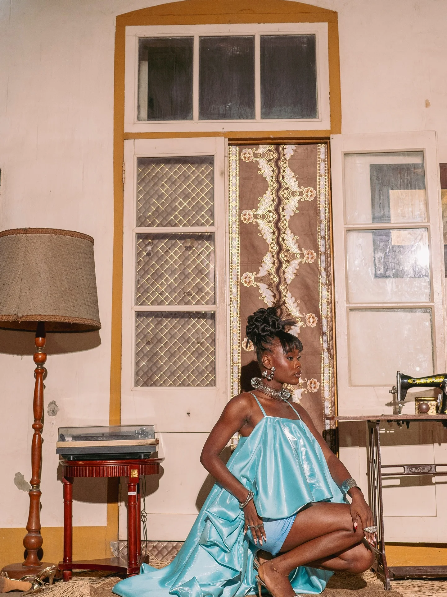 High Low Ruffle Dress for Women, Sexy Spaghetti Strap Satin Mini Dress with Oversized Back Train, Night Out Statement Gown 2026