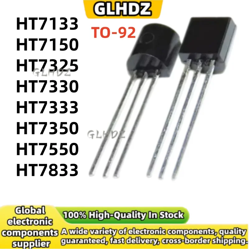 TO-92 10UNITS 7833A-1 HT7833A-1 HT7333-1 HT7833-1 HT7550-1 HT7833A HT7833 HT7150 HT7133 HT7550 HT7333 HT7325 HT7330 HT7350
