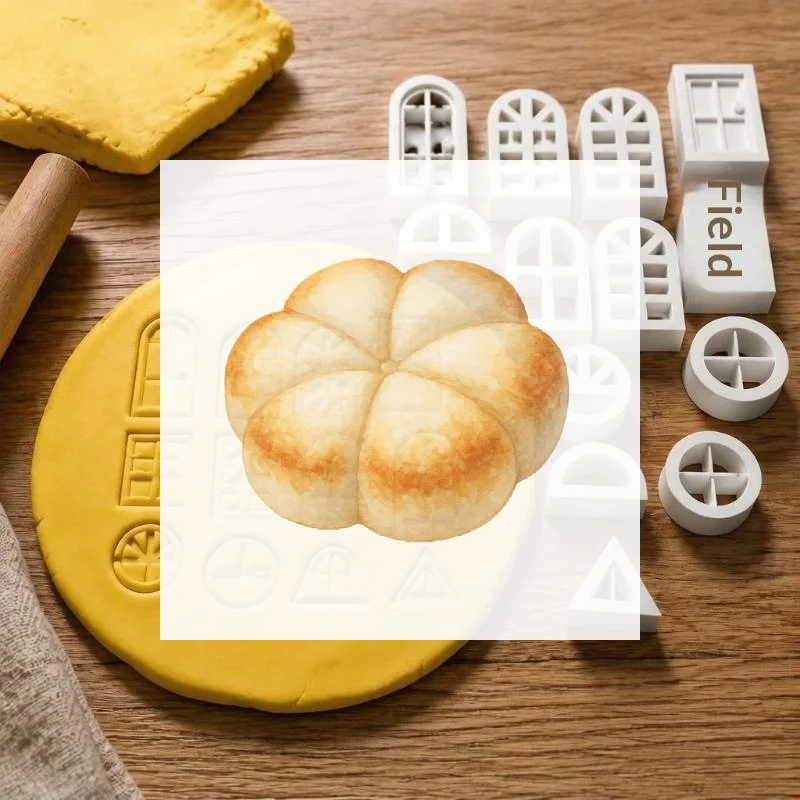 Mini Window Pattern Clay Stamp Molding Kit 18Pcs DIY Tools for Polymer Resin Pottery Home School Craft Class Use
