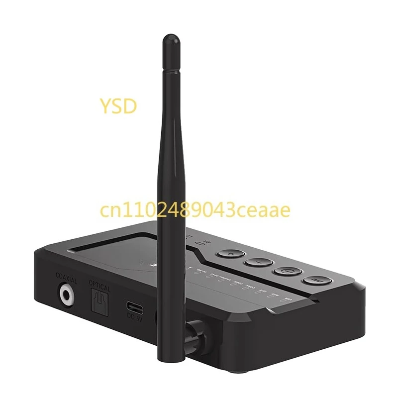 

Bluetooth 5.3 Audio Transmitter Adapter Supports Loss less Auracast LC3 for TV Headphones Suitable for Watching Movies and Music