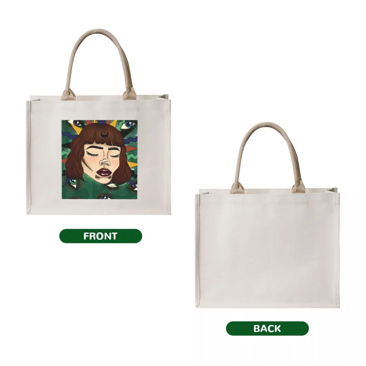 The eyes the mirror of the soul Tote Bag Women's tote bag bag luxury women Candy bags