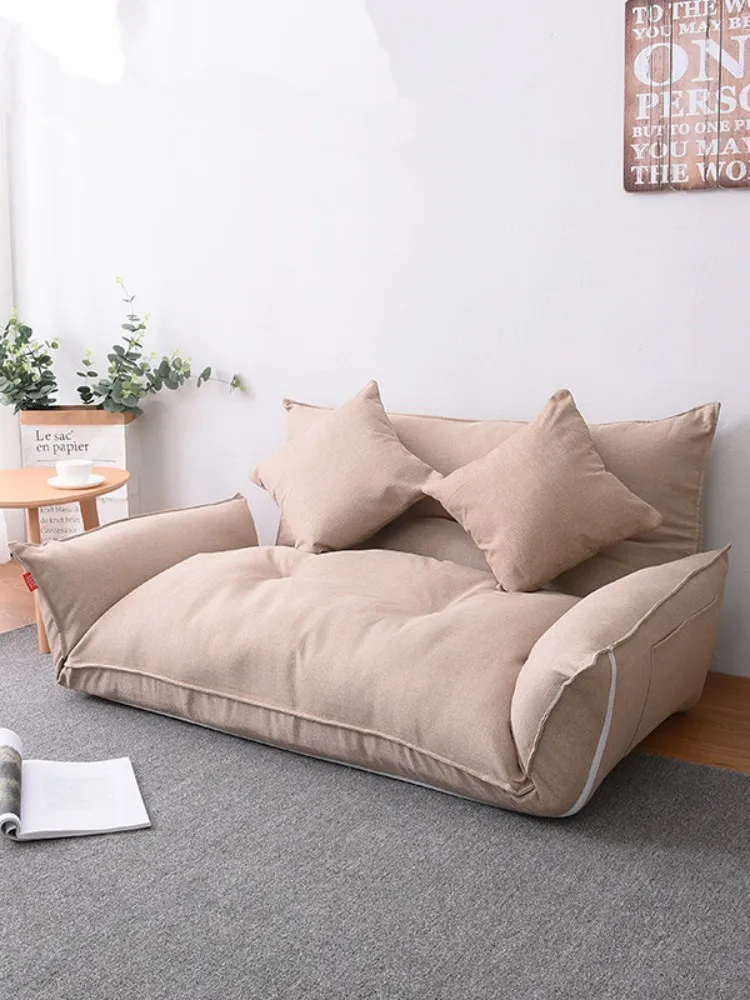 Sofá cama de futón japonés reclinable, mueble de suelo, moderno, plegable, ajustable, para sala de estar