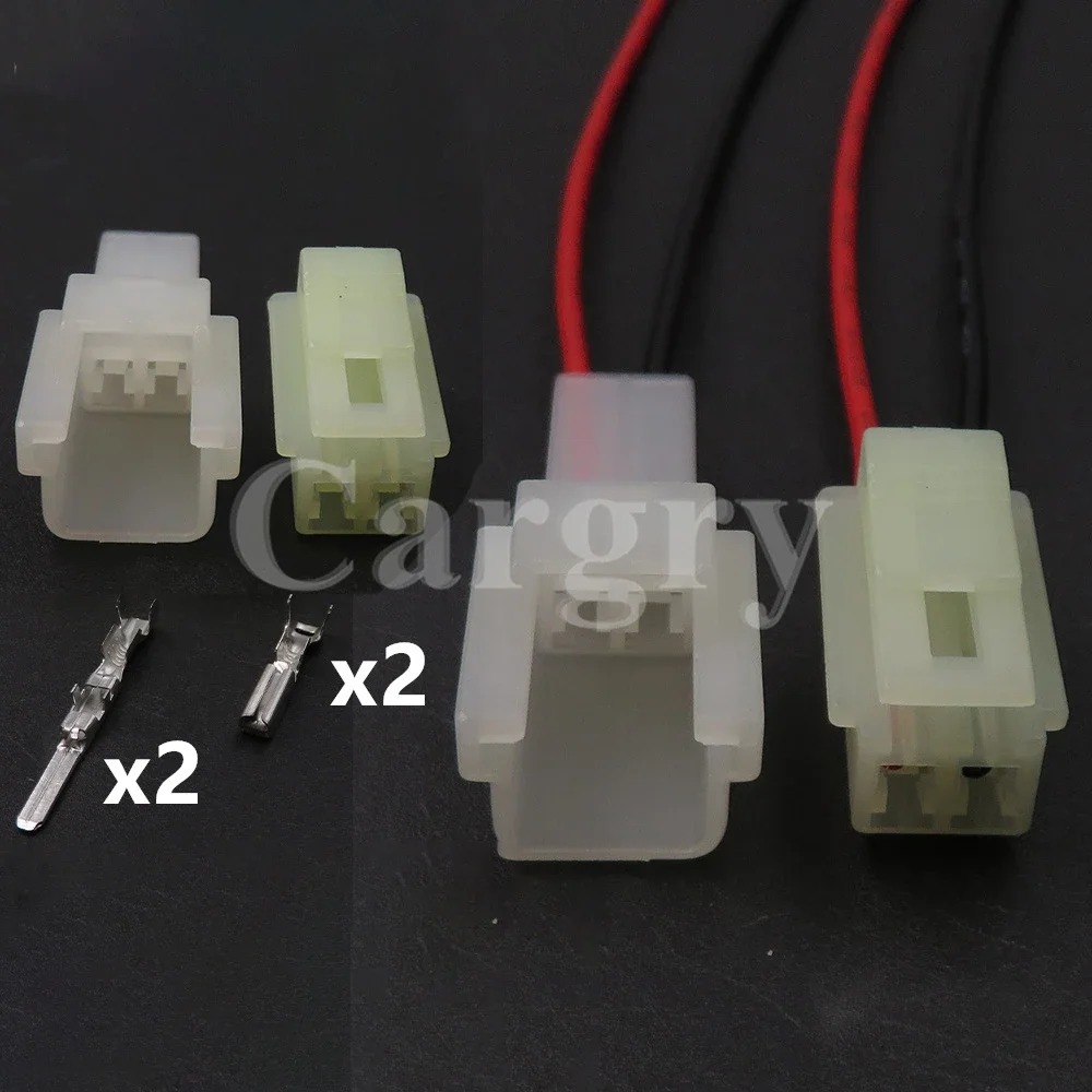 1 Set 2P 6090-1031 6090-1001 Automobile Modification Connector Parts AC Assembly Car Electric Cable Male Female Unsealed Socket
