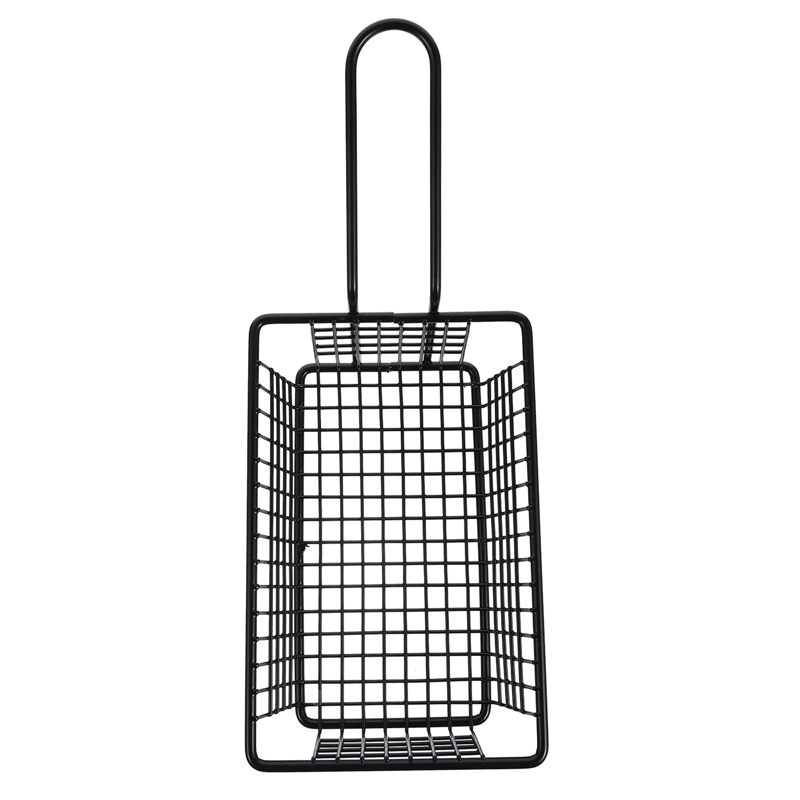 

French Fries Basket Iron Material Frying Basket Lightweight Ergonomic Handle Food Storage Snack Tray for Outdoor Events