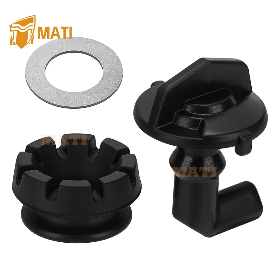 MATI 7081500 Hood Latch Toggles + Grommets & Washers Kit for Polaris RZR 570 2012-2022 RZR 800 2008-2014 RZR XP 4 900 2012-2014