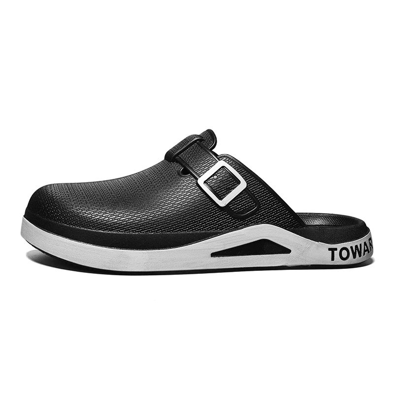 

Couple EVA Flat Slippers Closed Toe Cloud Feel Anti-slip Thick Sole Wear-resistant Casual Indoor Outdoor Slippers