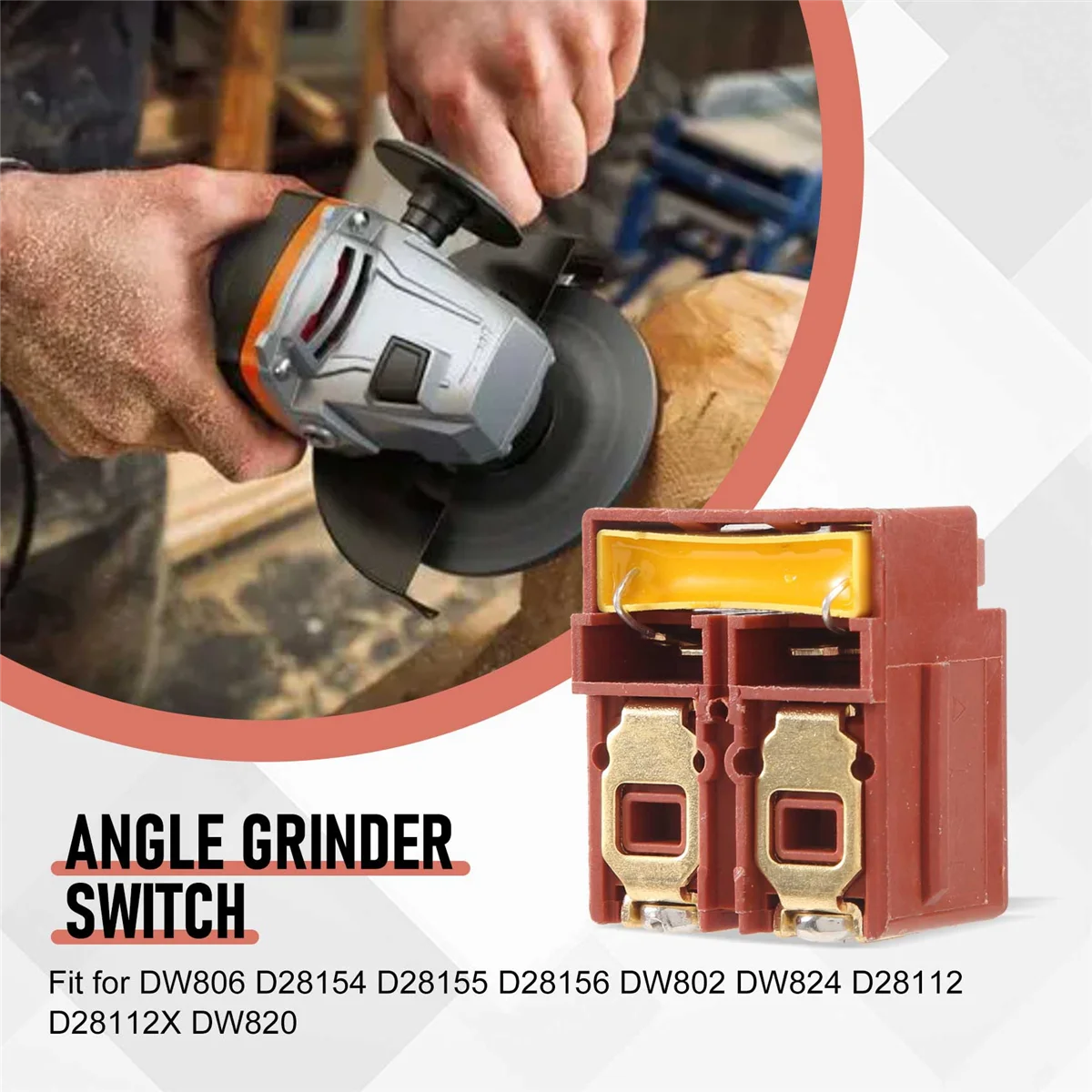 อะไหล่สวิตช์สำหรับ DeWalt DW806 D28154 D28155 D28156 DW802 DW824 D28112 D28112X ลูกหมู DW820