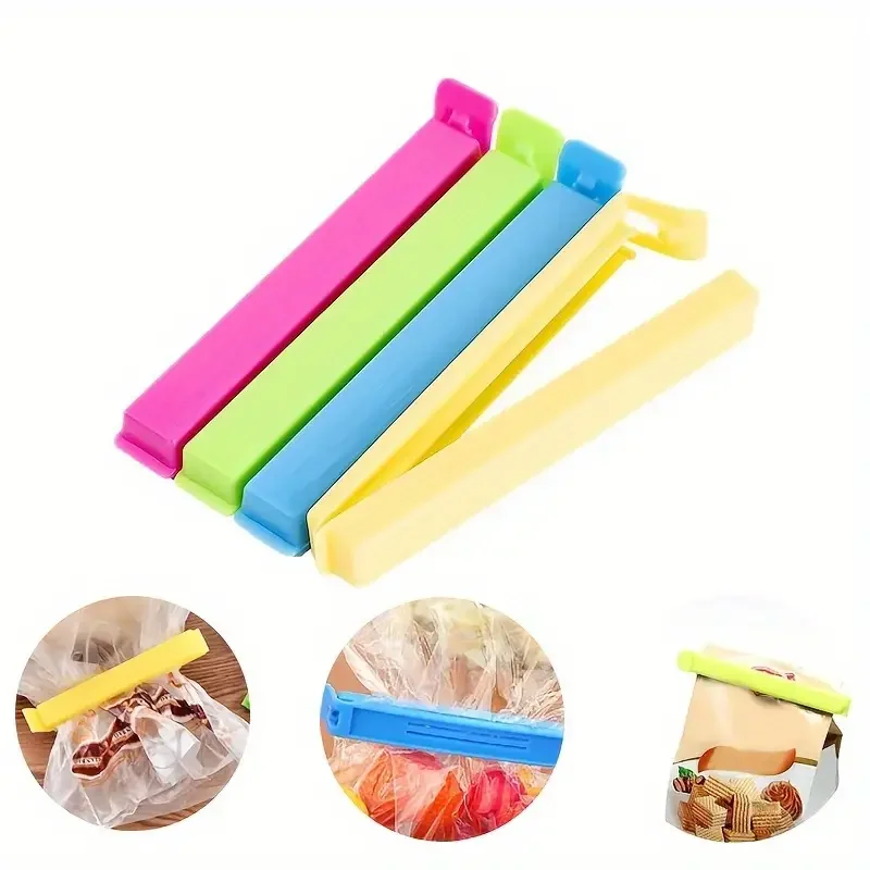 10/20Pcs Portable New Kitchen Storage Food Snack Seal Sealing Bag Clips Sealer Clamp Plastic Tool Kitchen Accessories Wholesale