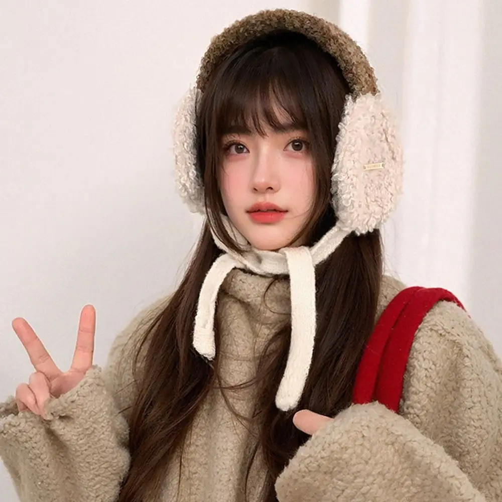 

Модные свернутые наушники, соответствующие цвету, морозостойкие наушники, теплая защита ушей, зима на открытом воздухе