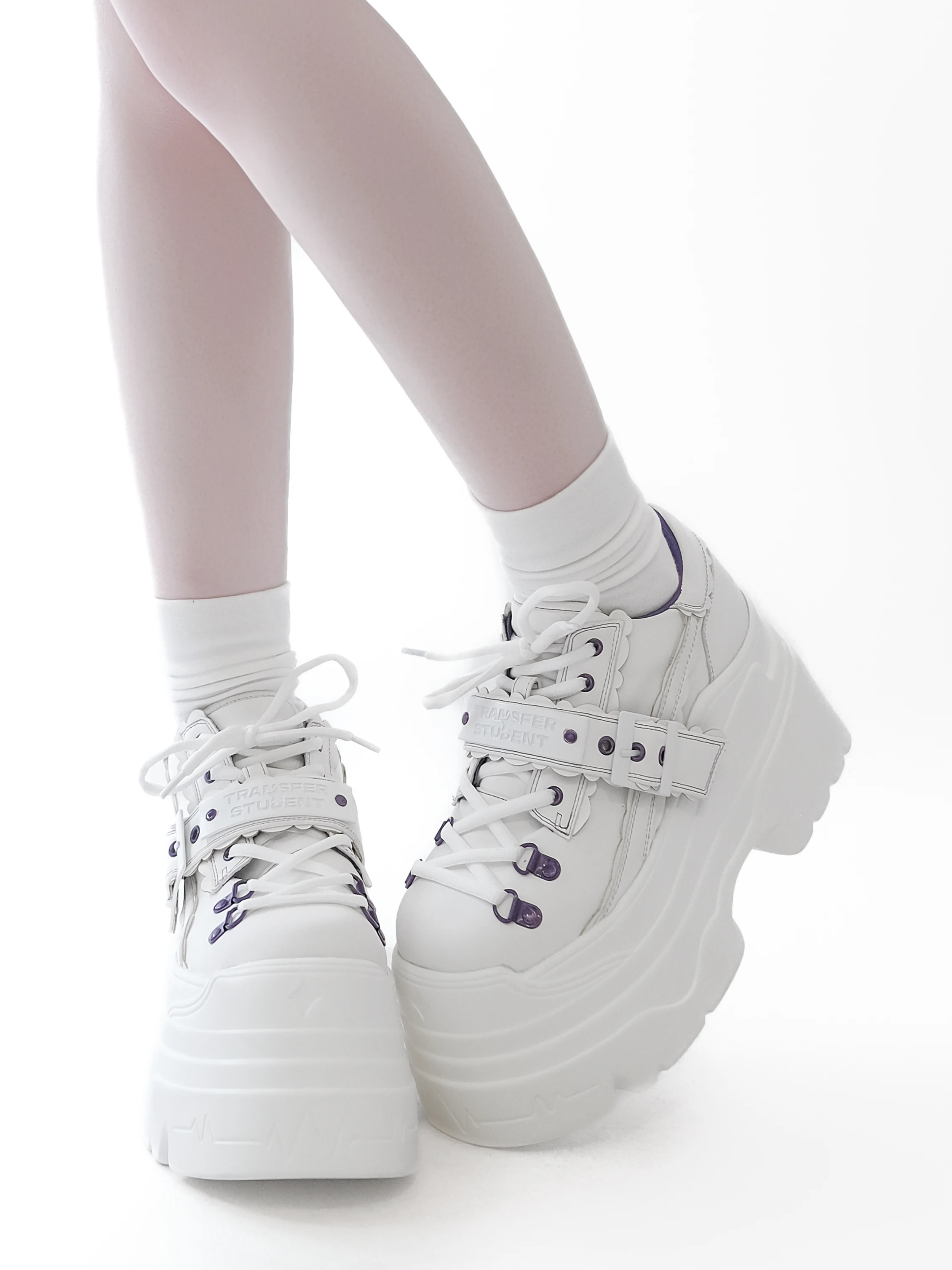 

Original Subculture Platform Shoes Y2K Japanese Style Landmine Series Punk Style Thick Sole Shoes Dark Girl Black Pumps Shoes