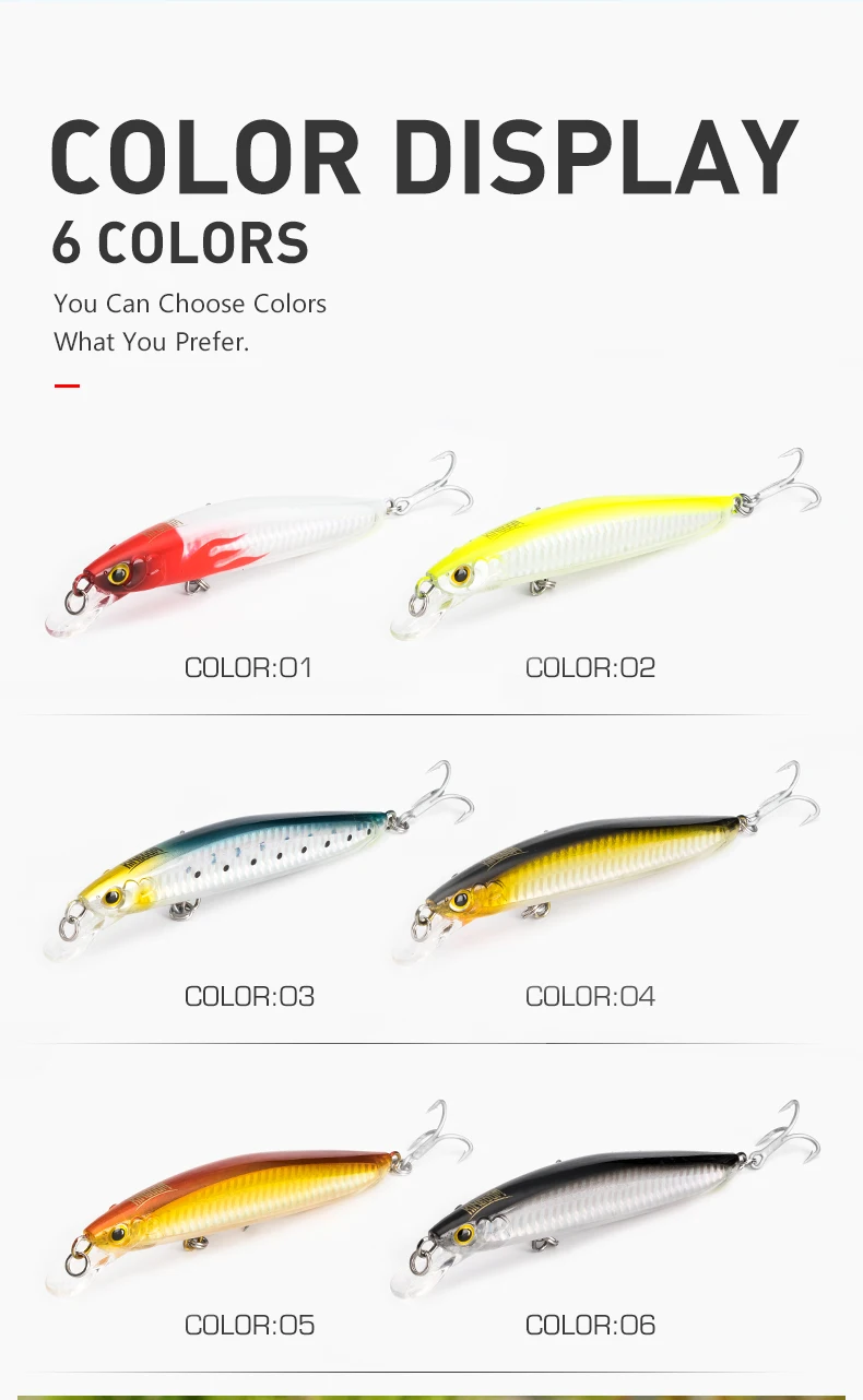 Kingdom Schwimmender Minnow-Angelköder 120mm 23g 130mm 30g Künstlicher Meeres-Angelköder Harter Wobbler für Barsch Forelle Salzwasser-Angeln – Detail 11