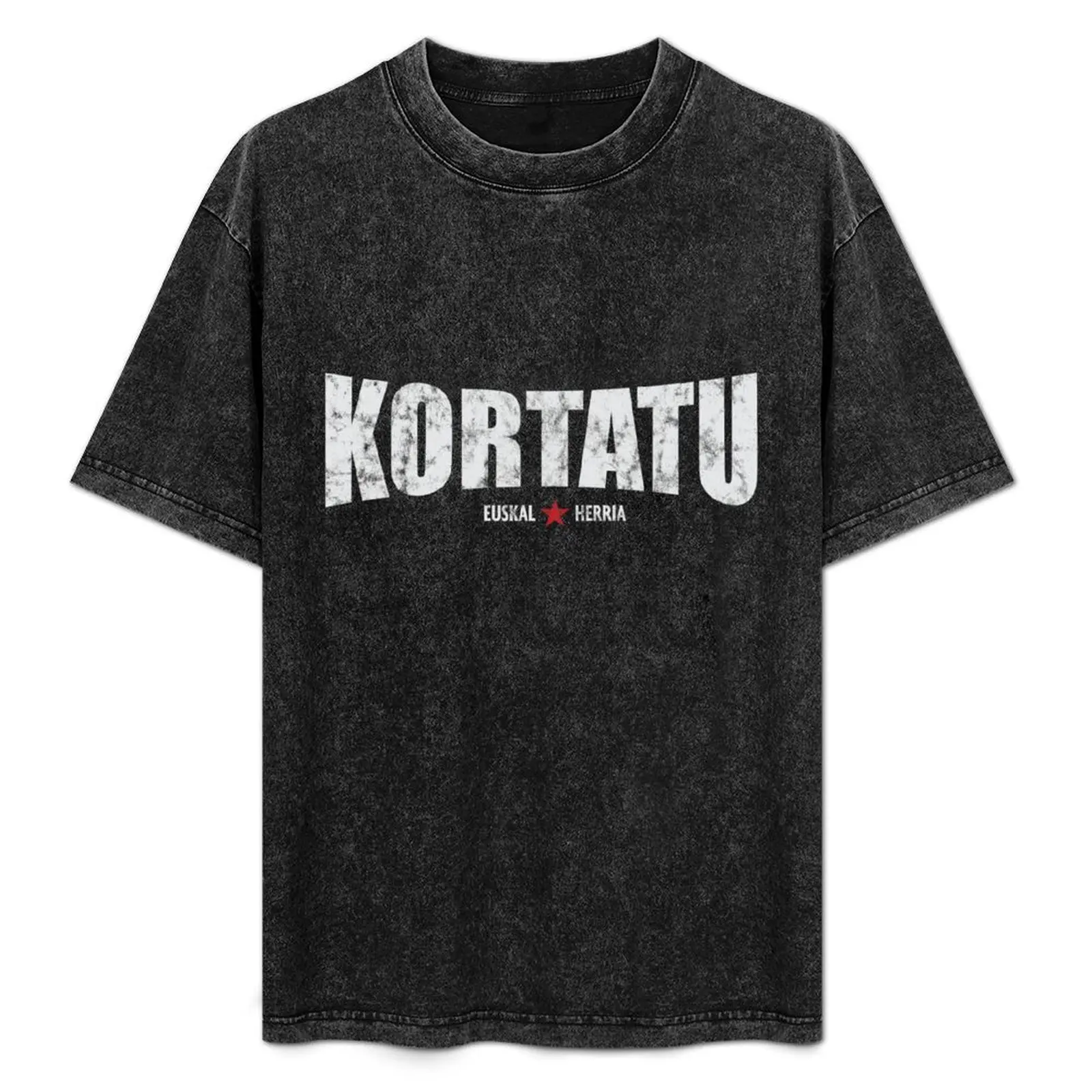 

Футболка Kortatu для любого времени года, повседневная, с коротким рукавом