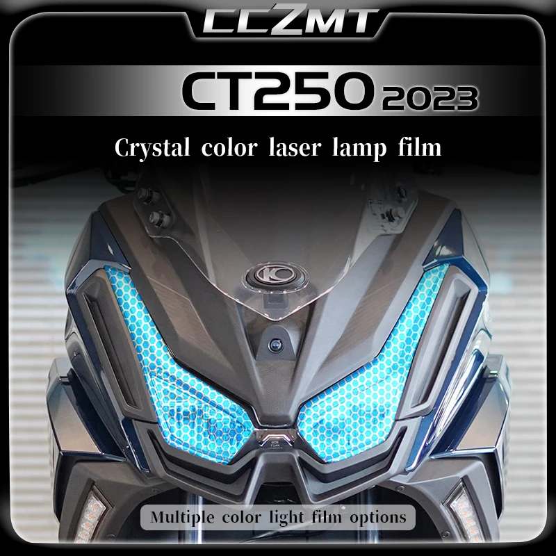 

For KYMCO XCITING CT250 2023 Modified Headlight Tail Light Film Honeycomb Laser Protection Film Sticker Accessories