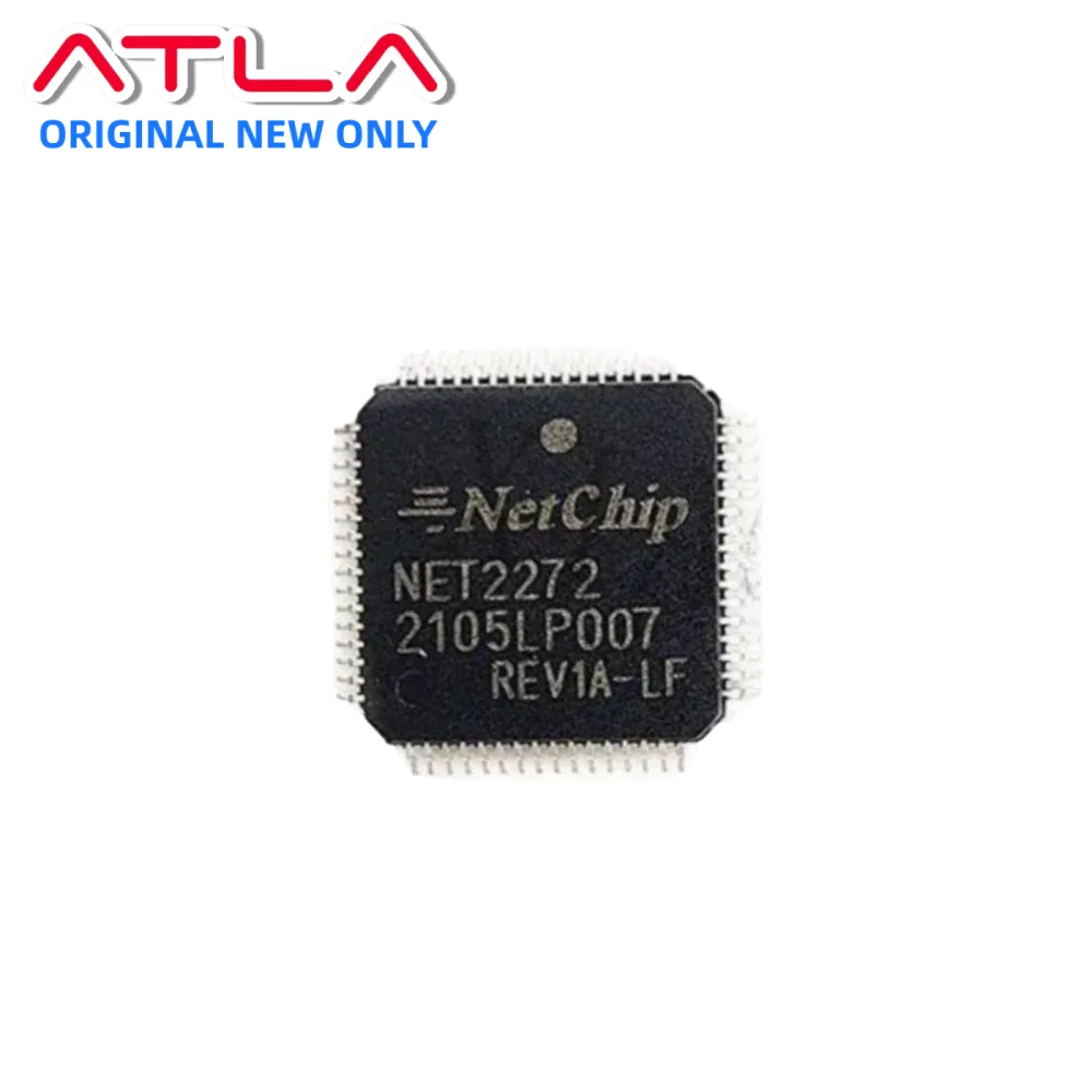 

1-10PCS NET2272REV1A-LF QFP-64 Original USB 2.0 Device Controller with DMA Support 64-Pin TQFP Package RoHS Compliant