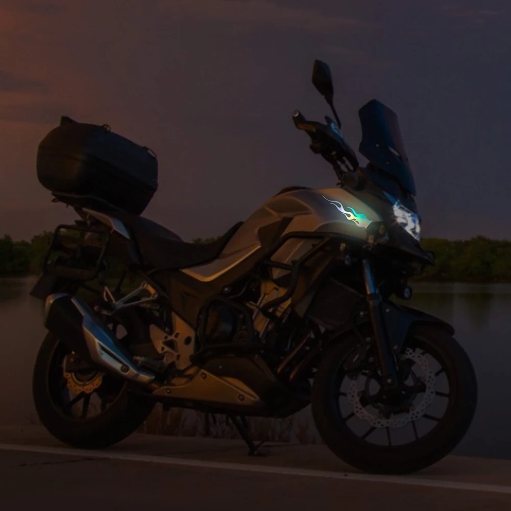 เปลวไฟสติ๊กเกอร์รถสติ๊กเกอร์ตกแต่งรถ 4 ชิ้น 5.9 \\\ ' \\\ ' เปลวไฟ DIY ตกแต่งสําหรับรถแข่งสติกเกอร์สะท้อนแสง