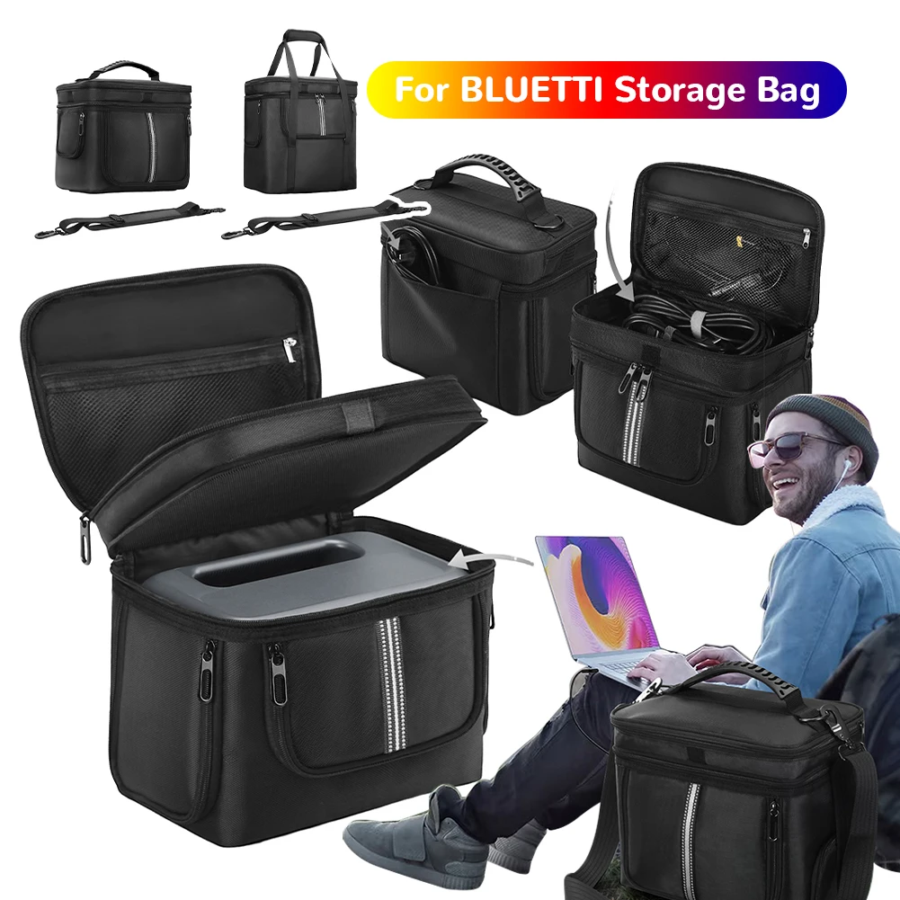 Portable Travel Carrying Case Power Station Storage Case for BLUETTI Solar Generator EB3A 268Wh LiFePO4 for BLUETTI AC180/AC2A