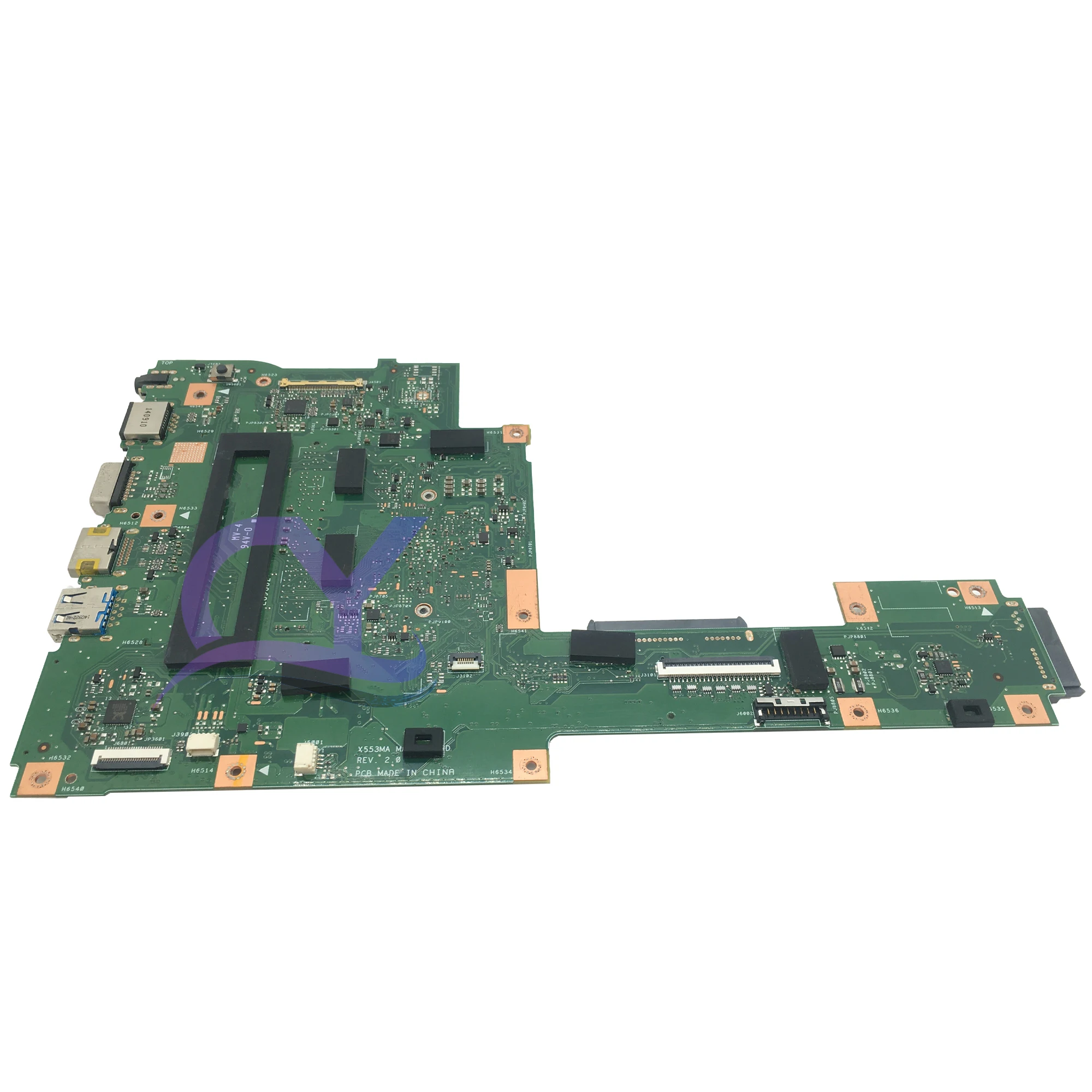 Imagem -04 - Placa-mãe do Portátil para Asus X553ma K553m A553ma D553m F553ma Mainboard com N3540 N2930 N2830 N2840 100 Funcionando Bem