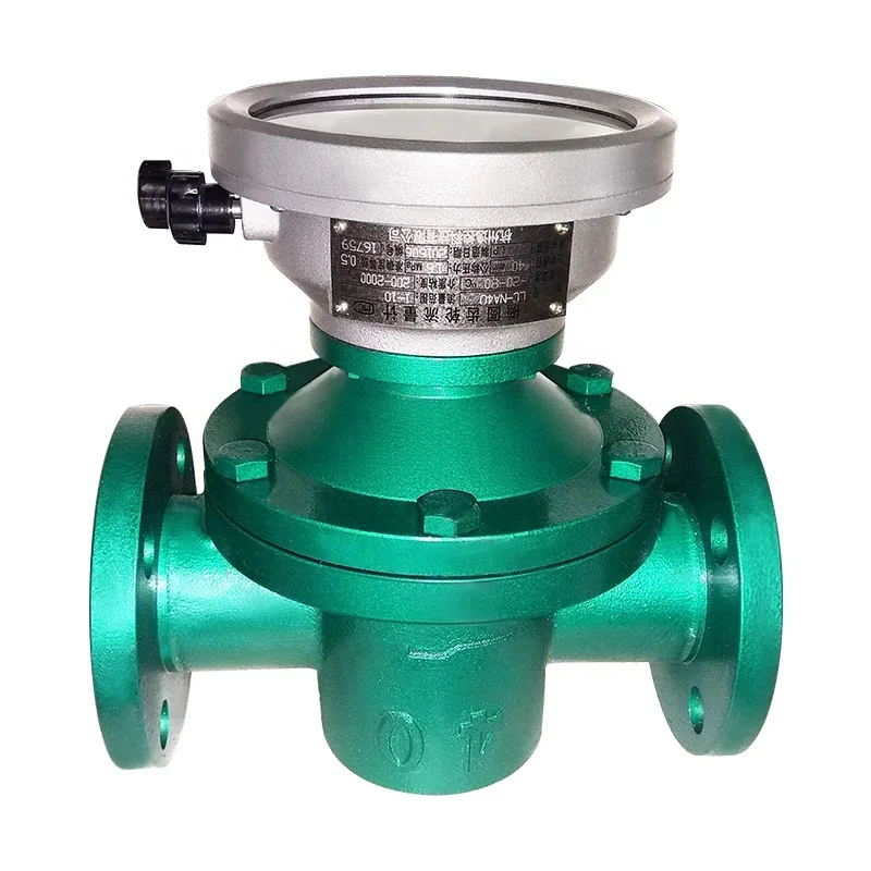 

2026 Fuel Flow Meter Diesel Asphalt Heavy Oil Syrup Flowmeter DN50 / 80 High Viscosity Mechanical Flow Meter