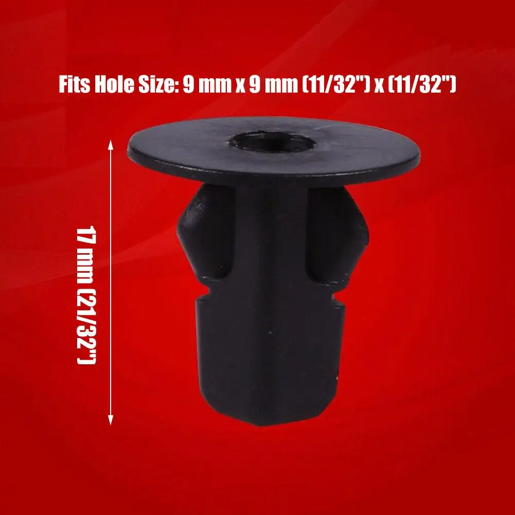 สกรูยึดบังโคลนรถยนต์แบบเจาะตัวเอง 10/20/50 ชิ้น หมุดพลาสติก ไนลอน สำหรับรถยนต์โตโยต้าแลนด์ครุยเซอร์ อุปกรณ์ตกแต่งรถยนต์