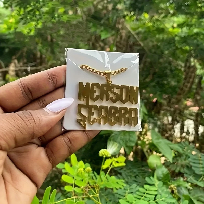 اسم مخصص قلادة قلادة الكوبية سلسلة الفولاذ المقاوم للصدأ الشرير الصخرة الهيب هوب نمط المختنق شخصية مخصصة صديقها هدية #2