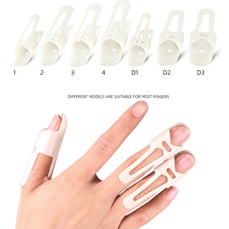 1Pcs Finger Splint Brace Adjustable Finger Support Protector Arthritis Corrector Joint Finger Straightener Brace Correction